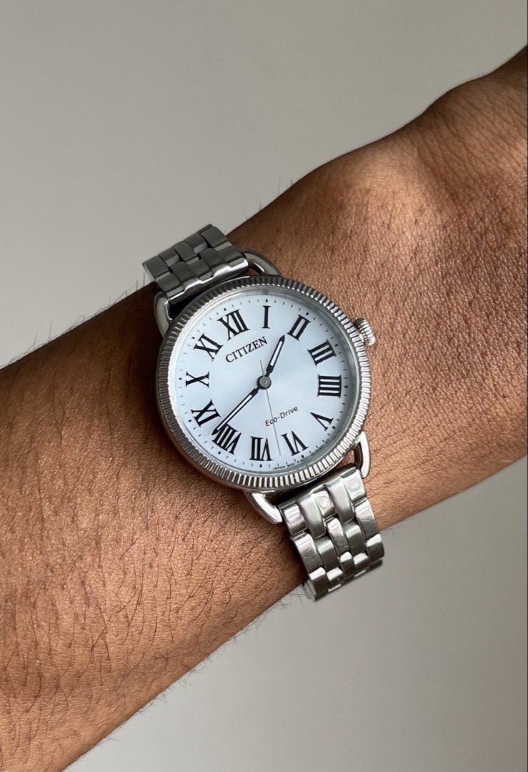 Citizen Classic Coin Edge (EM1050-56A) (Category: Women's Watches) located in Cabuyao City. Submitted by horologyfinds (Listing ID 1460680536, Image 1). Description: Citizen Classic Coin Edge (EM1050-56A) •Quartz •Japan •All authentic/original •All good working •Bold Roman •Eco drive/Solar Powered •29mm For only 8,450 php🤝 ✅LBC COP/COD ✅J&T ✅LALAMOVE ✅MEET UP ✈️CAN SHIP INTERNATIONAL VIA DHL EXPRESS "Imperfections are part of buying pre-owned/vi