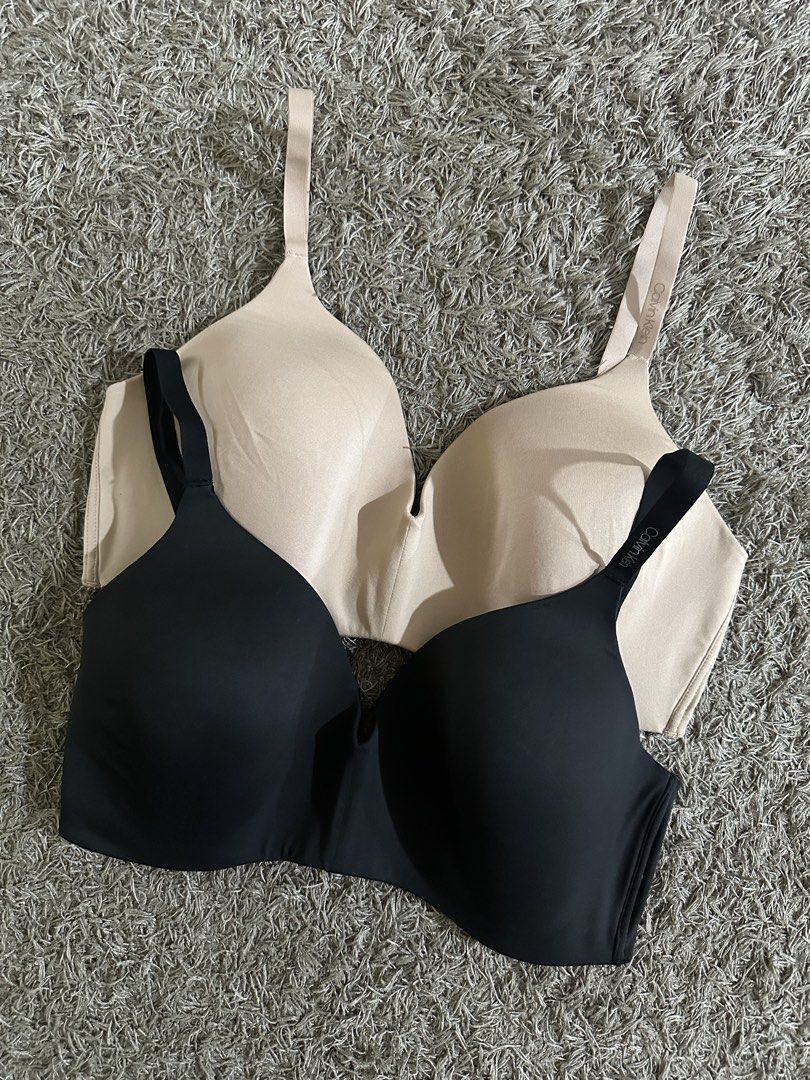 CK WIRE FREE BRA (Category: Undergarments & Loungewear) located in Dasmarinas. Submitted by maycruz1991 (Listing ID 1460708825, Image 1). Description: 700php / Each Like New Condition * Stored only; too big * Size: XL / EG * Actual fit (based on Calvin Klein size chart): Bust 42–44 in (107–112 cm) * Wire-free with molded cups for all-day comfort * Authentic Calvin Klein Loc: DASMA CAVITE MOP : GCASH/BPI Courier: LALAMOVE / J&T.