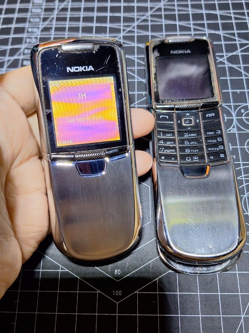 Classic Nokia 8800 Bundle (Category: Early Generation Mobile Phones) located in Manila. Submitted by chingantigo (Listing ID 1460685746, Image 3). Description: Bundle Classic Nokia 8800 Please take your time to read the full description carefully before purchasing. Buy only when you’re fully satisfied and confident with your decision. A truly rare and hard to find nostalgic phone, making it a remarkable piece for serious collectors and enthusiast
