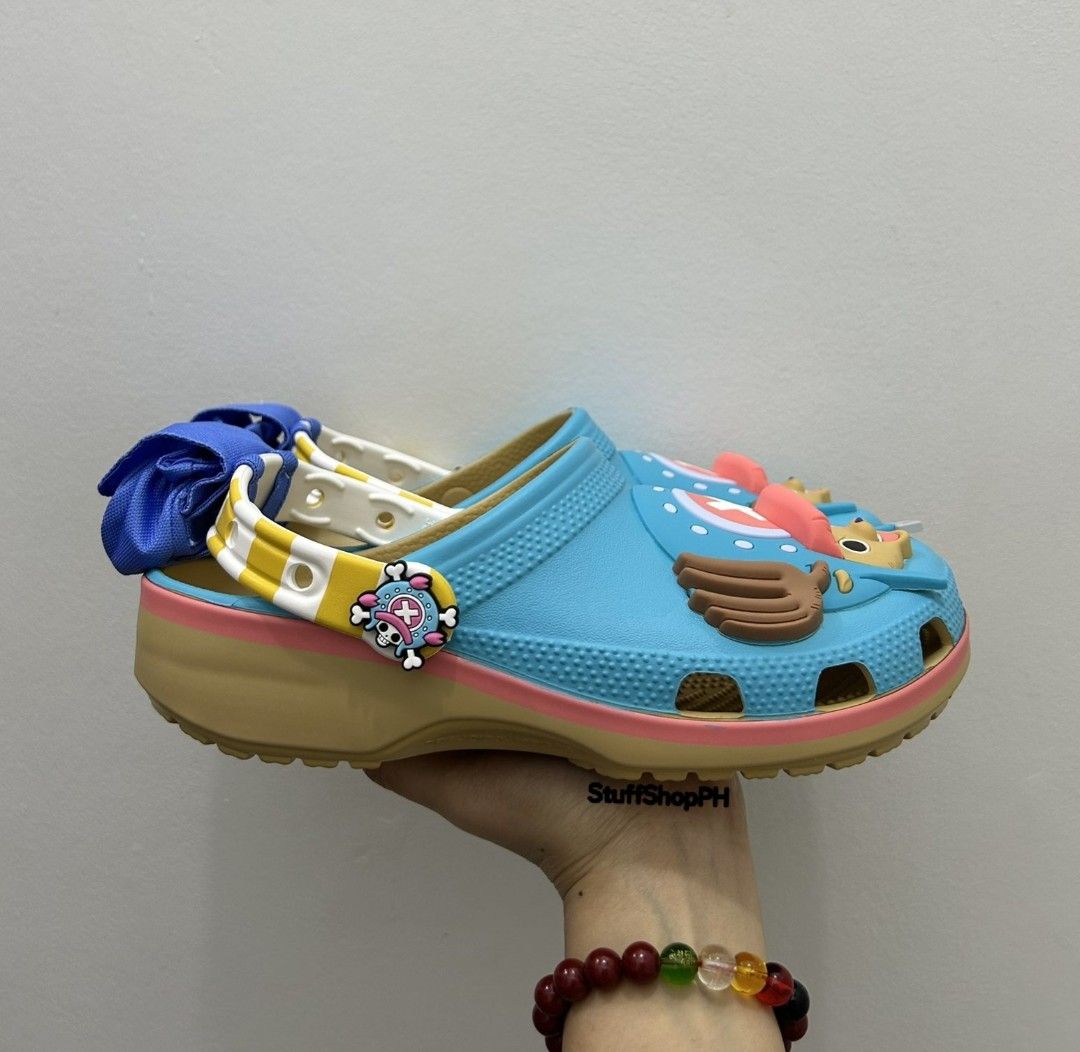 Classic One Piece Chopper (Category: Slippers and slides) located in Caloocan City. Submitted by annegarciichua (Listing ID 1460551430, Image 2). Description: Collab Pair! Classic clog x One Piece Chopper M4/W6 ❌ SOLD ❌ M5/W7 ❌ SOLD ❌ M6/W8 ❌ SOLD ❌ 💯 % Legit! ✅ Hang tags ✅ Zip lock.