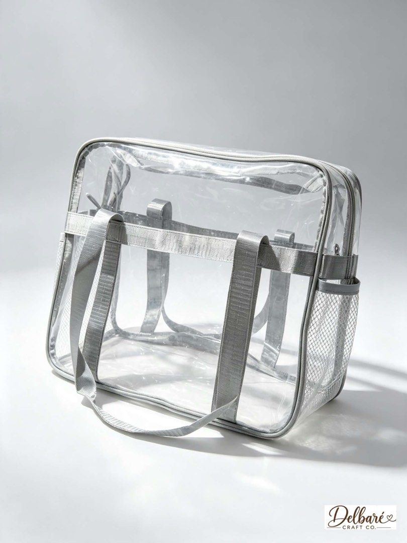 Clear 2-way Shoulder Bag (Category: Shoulder Bags) located in Santa Rosa. Submitted by delbarecraftco (Listing ID 1460556402, Image 1). Description: ✨ CLEAR BAG, CUTE VIBES! ✨ Make school days easier and more stylish with our Transparent School Bag! 🎒💖 ✔️ See-through & easy to organize ✔️ Lightweight and practical ✔️ Perfect for school essentials ✔️ Cute, simple & easy to match! Perfect for kids who want to bring their school essentials in styl
