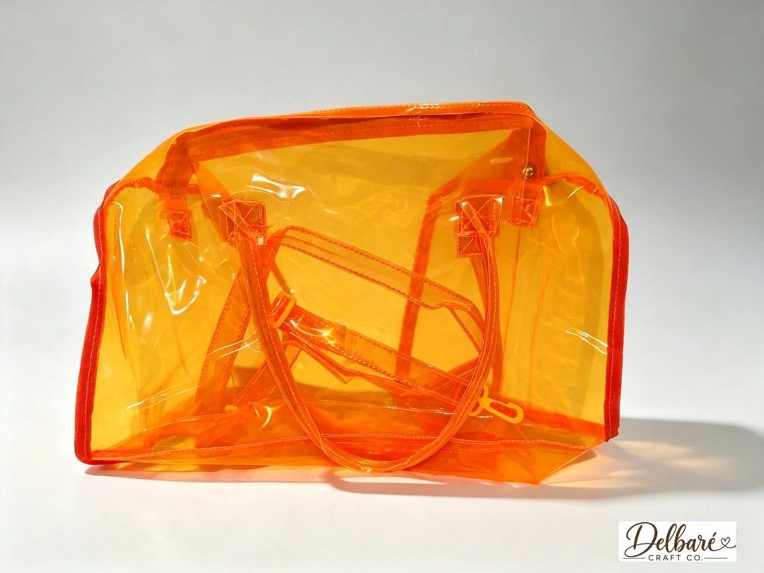 Clear Tote Bag (Category: Tote Bags) located in Santa Rosa. Submitted by delbarecraftco (Listing ID 1460555949, Image 2). Description: ✨ CLEAR BAG, CUTE VIBES! ✨ Make school days easier and more stylish with our Transparent School Bag! 🎒💖 ✔️ See-through & easy to organize ✔️ Lightweight and practical ✔️ Perfect for school essentials ✔️ Cute, simple & easy to match! Perfect for kids who want to bring their school essentials in style! 🥰 📩 Messa
