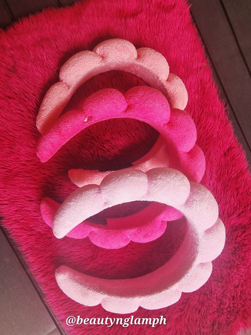 Cloud Bubble Headband (Pink Series) (Category: Hair) located in Quezon City. Submitted by floreskari78555 (Listing ID 1460573482, Image 2). Description: ​☁️ Cloud Bubble Headband — Pink Series ☁️ (Available in: Dark Pink, Light Pink, & Flamingo Pink) ​Perfect for corporate giveaways, event souvenirs, skincare kits, and special freebies! 🎁✨ ​💯 Available On-Hand! 📩 DM us to check the available quantity per color. ​✔️ Mall Supplier & Accredited S