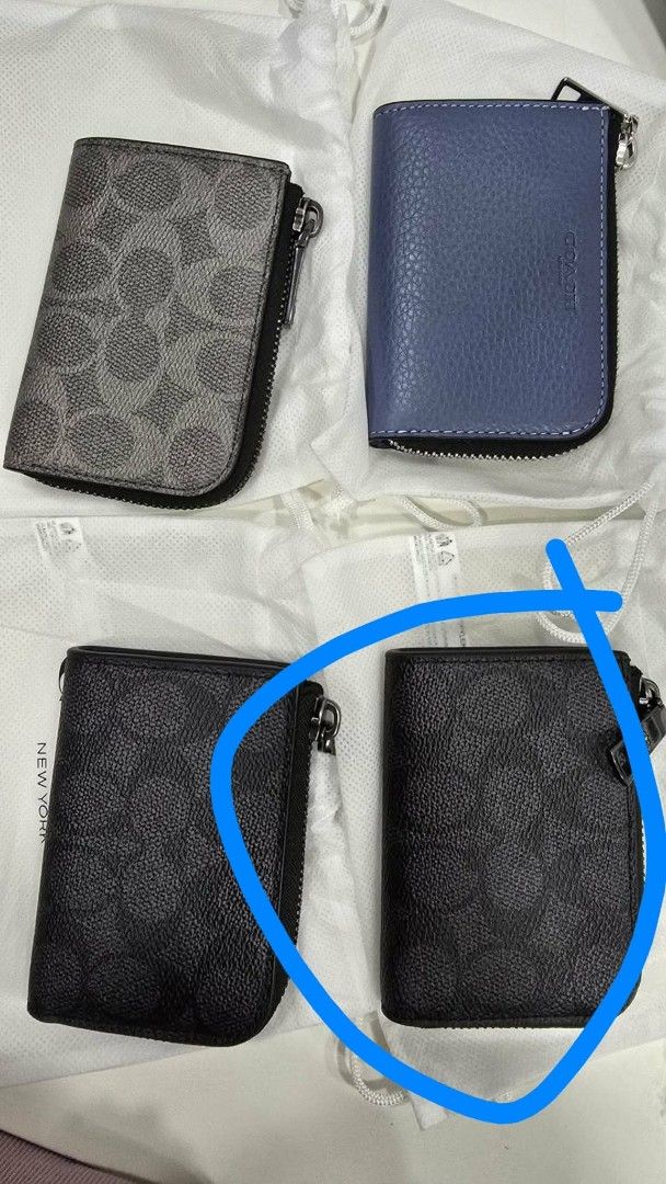 Coach New York Monogram Zip Around Wallet (Category: Wallets & Card holders) located in Manila. Submitted by nyaowz (Listing ID 1460556960, Image 1). Description: - Authentic Coach wallet - Signature monogram print - Black color - Zip-around closure - Compact size, ideal for cards and coins - Comes with original dust bag and shopping bag.