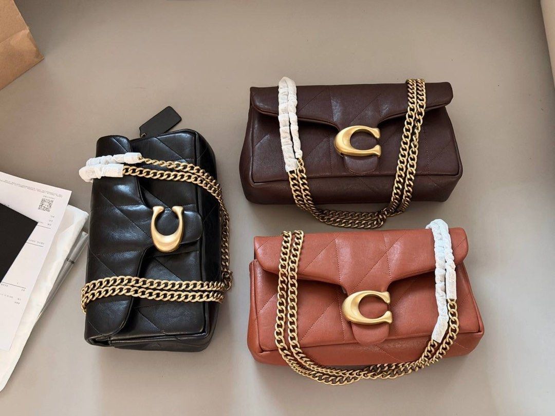 Coach Quilted Tabby Shoulder Bag (Category: Clutches) located in Manila. Submitted by strwbrry.cheesecake (Listing ID 1460653235, Image 1). Description: -Pre order, no rush shipping -Brand New - Manila, Philippines - Open for bulk orders (DM for price) - DM us on ig @shoploveluxeph for more inquries & faster transaction .