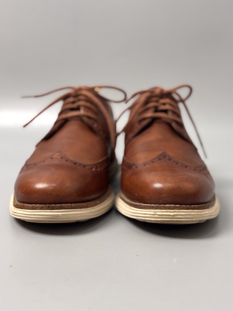 Cole Haan OriginalGrand Wingtip Oxfords (Category: Dress Shoes) located in Quezon City. Submitted by willsmile (Listing ID 1460631865, Image 3). Description: Cole Haan OriginalGrand Wingtip Oxfords size 7 mens excellent condition no discoloration no flaws no issue Please read the description before buying MOP: gcash, bank transfer (bpi) Courier: J&T, lalamove Please view all uploaded photos before purchase you can also ask questions about the ite