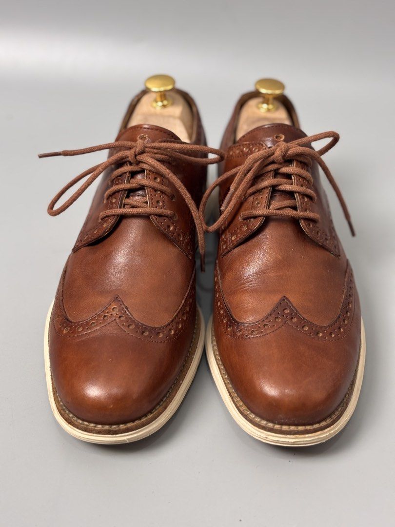 Cole Haan OriginalGrand Wingtip Oxfords (Category: Dress Shoes) located in Quezon City. Submitted by willsmile (Listing ID 1460631865, Image 2). Description: Cole Haan OriginalGrand Wingtip Oxfords size 7 mens excellent condition no discoloration no flaws no issue Please read the description before buying MOP: gcash, bank transfer (bpi) Courier: J&T, lalamove Please view all uploaded photos before purchase you can also ask questions about the ite