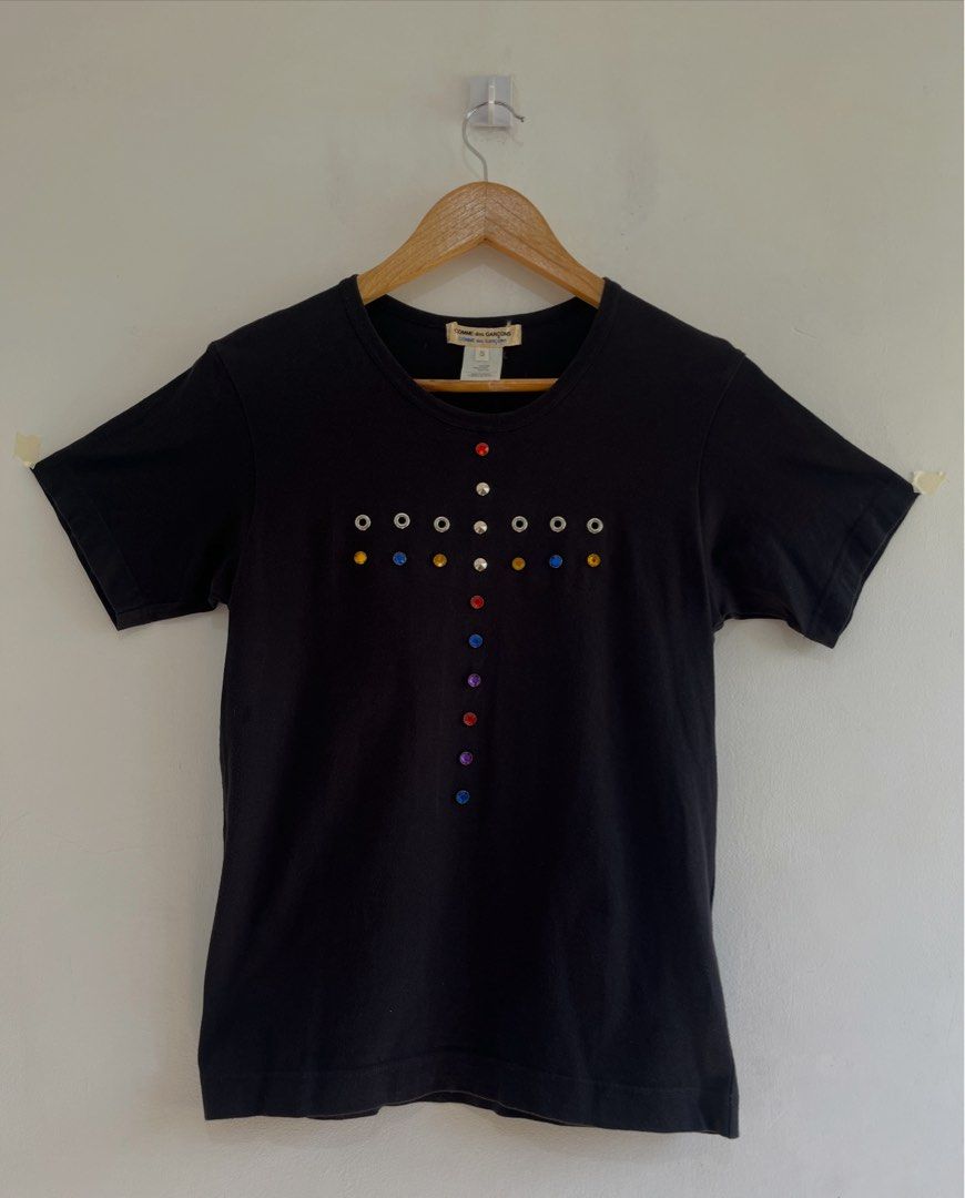 Comme Des Garcons Studded Cross Bead Shirt (Category: Shirts) located in Dasmarinas. Submitted by bandananowheree (Listing ID 1460525824, Image 1). Description: Authentic Sz Small No flaws .