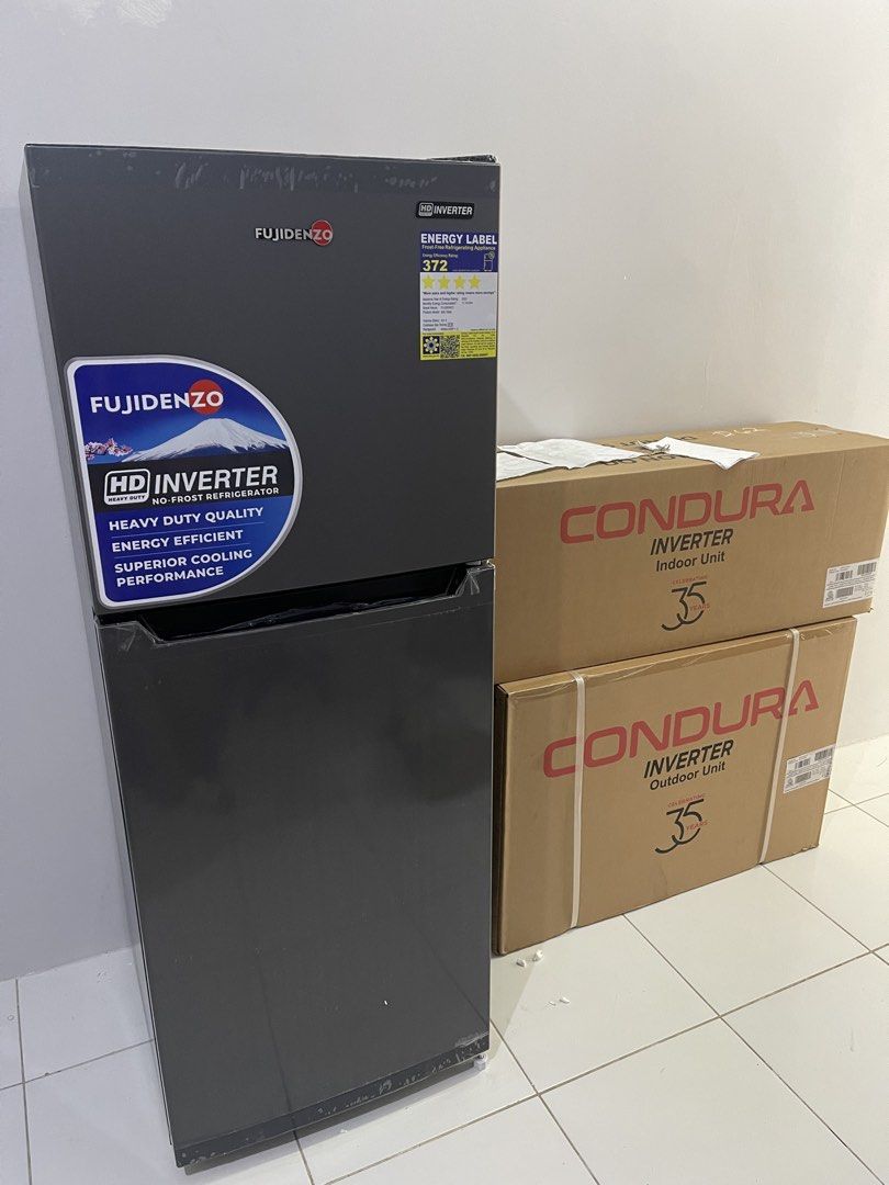 Condura 2HP split type inverter ac (Category: Air Conditioning and Heating) located in Calamba. Submitted by genchuaa (Listing ID 1460702191, Image 2). Description: condura 2hp split type inverter ac • bought in abenson's aug 2025 • professionally cleaned 3 weeks ago • no issues • complete with remote, manual, warranty, and receipt • bought for 37k • selling for 20k￼.