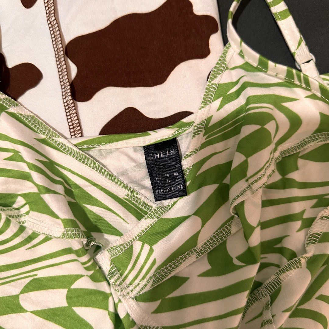 cow and swirl print top bundle (Category: Sleeveless) located in Manila. Submitted by andreidenise (Listing ID 1460582772, Image 2). Description: - never used, don’t fit me anymore - l - xl ↶*ೃ✧˚. ❃ ↷ ˊ- location: taft ave. manila mop: gcash/bank transfer to gcash mod: j&t/lalamove/angkas ↶*ೃ✧˚. ❃ ↷ ˊ- * . °•★|•°∵r e m i n d e r s∵°•|☆•° . * ➺ no cod ➺ no return / refund / exchange ! I make sure that you’ll receive the correct orders <3 ➺ shippin