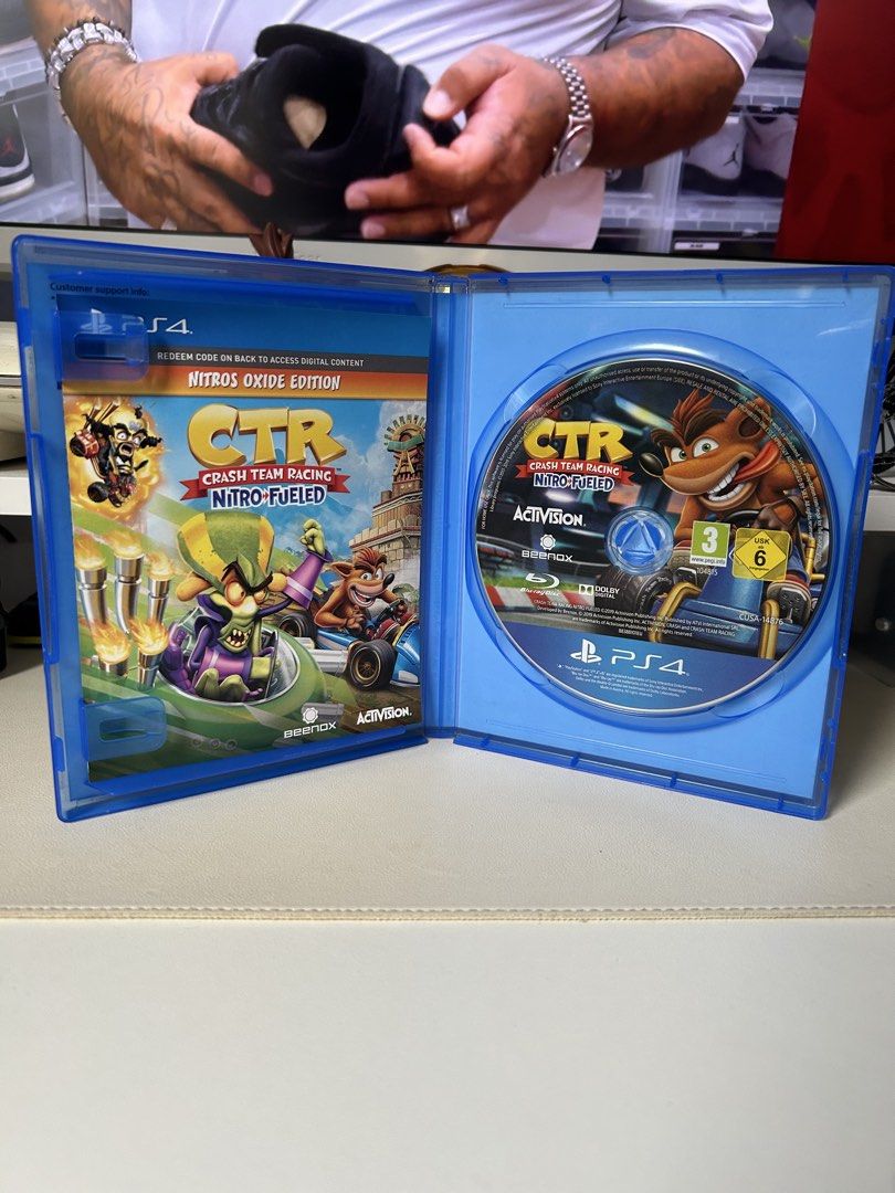 Crash Team Racing Nitro-Fueled Nitro Oxide Edition PS4 (Category: PlayStation) located in Pasig City. Submitted by johnlovesgaming (Listing ID 1460541632, Image 3). Description: - Crash Team Racing Nitro-Fueled: Nitro Oxide Edition - All tracks & characters from Crash Team Racing and Crash Nitro Kart included. - Multiple game modes: Adventure, Arcade, Time Trials, Battle, and more. - Customize your characters and karts. - Nitro Oxide Edition incl