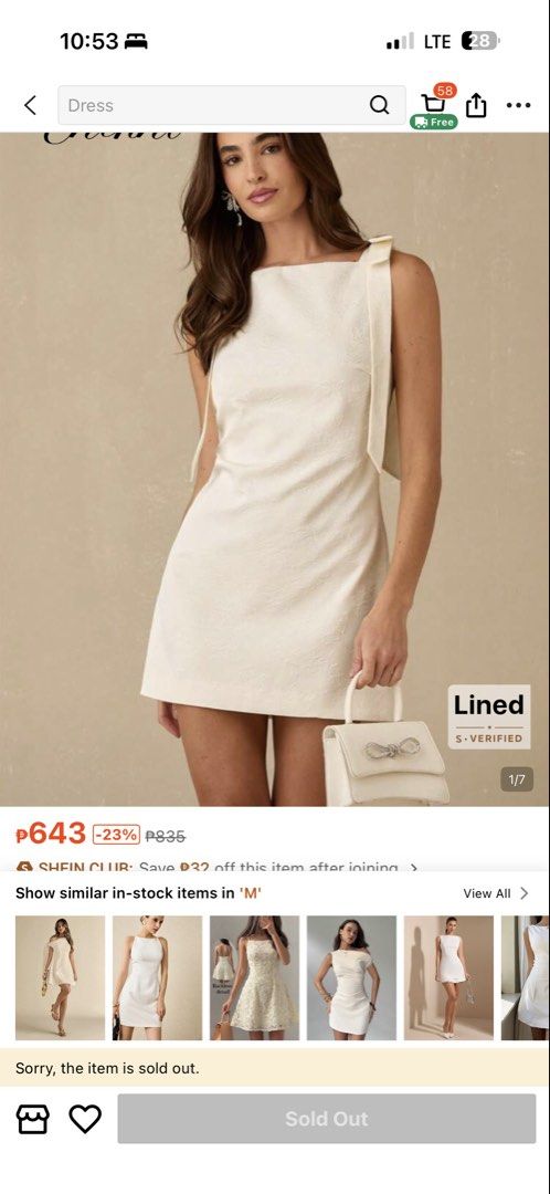 Cream Floral Bow Sleeveless (Category: Dresses) located in Orani. Submitted by lemonbutter.913723 (Listing ID 1460680082, Image 1). Description: Not used. Washed only..