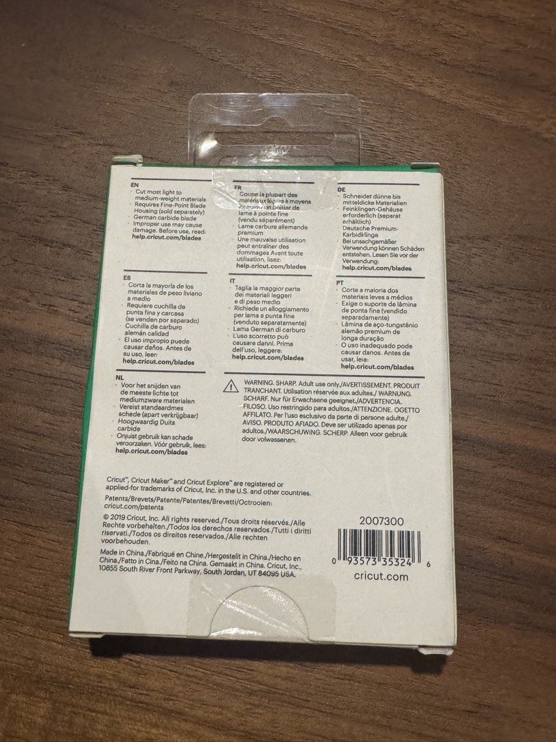 cricut premium fine-point replacement blade (Category: Craft Supplies & Tools) located in Manila. Submitted by de_clutterph (Listing ID 1460692507, Image 2). Description: .