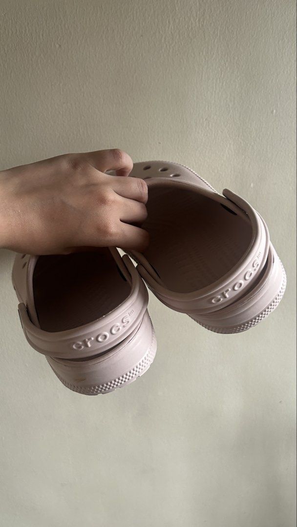 Crocs Classic Clogs (Quartz) (Category: Slippers and slides) located in Manila. Submitted by wearmycloset.ph (Listing ID 1460527620, Image 3). Description: RFS: Not needed anymore (previously used clogs in the Operating Room/Surgery as a student) With crocs ecobag Crocs ziplock Crocs hanger.