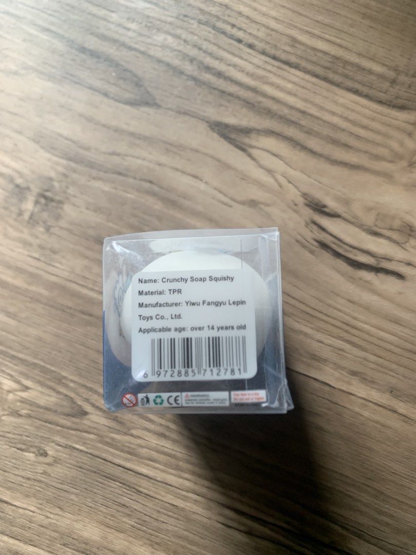 Crunchy Soap Squishy (Category: Kids Toys) located in Quezon City. Submitted by sooomiz (Listing ID 1460530282, Image 3). Description: ♡ Satisfying crunchy sound when squeezed ♡ Made of durable TPR material ♡ Suitable for ages 14 and up ♡ Crunchy and flexible ♡ No rebound .