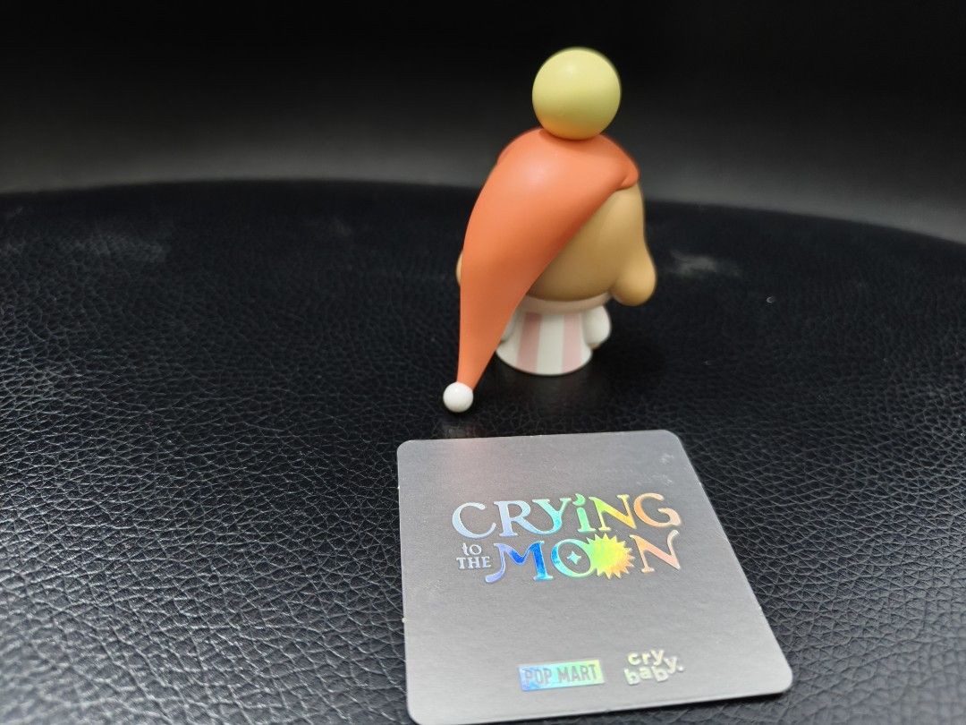 Crying to the moon mini figure (Category: Designer & Blind Box Toys) located in Pasay City. Submitted by biancabee25 (Listing ID 1460616208, Image 2). Description: with card no box and foil.