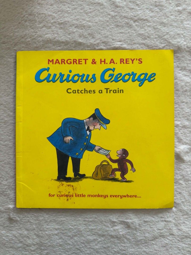 Curious George Catches A train - Margret & H. A. Reys (Category: Children's Books) located in Santiago. Submitted by bookworm_club (Listing ID 1460568673, Image 1). Description: 📚no cancellation, return or exchange. 📚secondhand books. some books are in good condition while some has minimal flaws (foxing, creases, dog-eared pages, etc.) 📚reasonable haggling is allowed. 💰MOP: For same day pickup - CASH & BANK TRANSFER For shipping or scheduled 