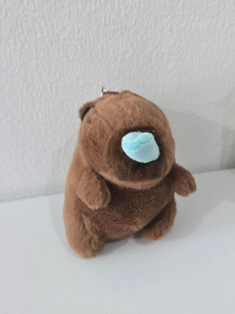 Cute Brown Capybara Plush Keychain (Category: Plushies & Soft Toys) located in Manila. Submitted by hyper.hertz (Listing ID 1460591486, Image 3). Description: Note: Each Sold Separately - Adorable capybara plushie - Super soft and cuddly - Small size, perfect for carrying around - Ideal for collectors or as a thoughtful gift - Looking for a loving new home.