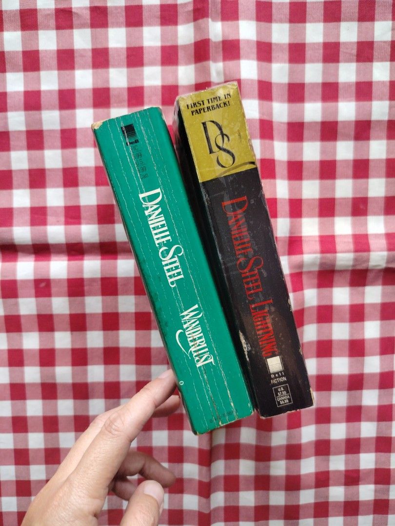 Danielle Steel Books: Wanderlust & Lightning (Category: Storybooks) located in Mandaue City. Submitted by ohmygaragecebu (Listing ID 1460525531, Image 3). Description: Danielle Steel paperbacks for Php100 each: * Wanderlust * Lightning.