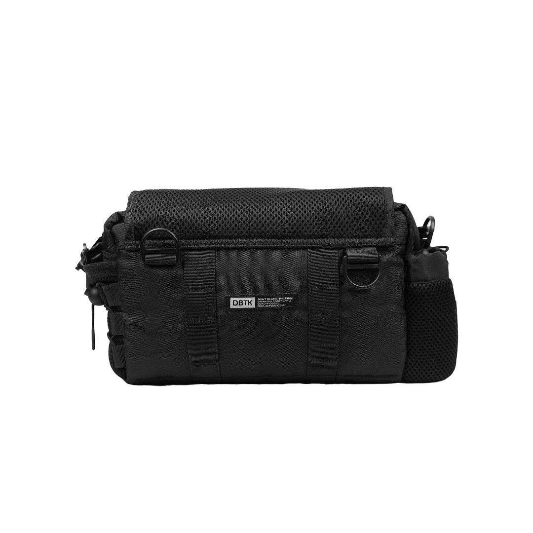 DBTK Black Crossbody Bag with White Logo (Category: Cross-body Bags) located in Manila. Submitted by angelo_catudio10 (Listing ID 1460635018, Image 2). Description: FOR SALE BRANDNEW DBTK SLANT BODY BAG 🚛J&t / LBC 🚛LALAMOVE SAME DAY DELIVERY 📍QC.