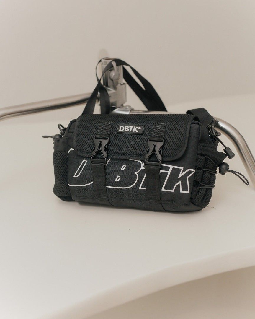 DBTK Black Crossbody Bag with White Logo (Category: Cross-body Bags) located in Manila. Submitted by angelo_catudio10 (Listing ID 1460635018, Image 3). Description: FOR SALE BRANDNEW DBTK SLANT BODY BAG 🚛J&t / LBC 🚛LALAMOVE SAME DAY DELIVERY 📍QC.