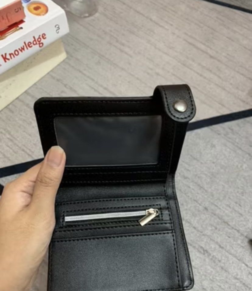Death Note Black Bifold Wallet (Category: Wallets & Card holders) located in Makati City. Submitted by ellope (Listing ID 1460692580, Image 2). Description: Death Note bifold wallet with logo. Features ID slot and zippered compartment. .