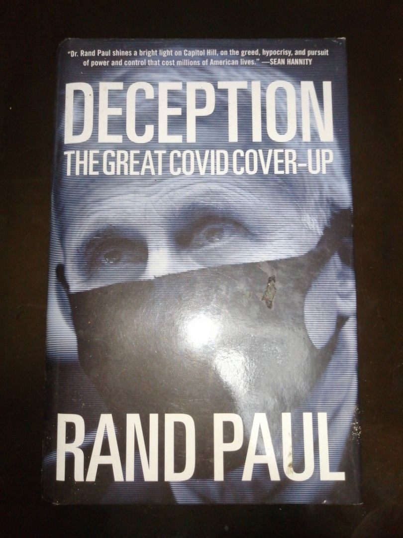 Deception: The Great COVID Cover-Up (Category: Storybooks) located in Makati City. Submitted by booksbymarvin (Listing ID 1460636105, Image 1). Description: For sale Hardbound In good condition MOD, MOP: LBC GRAB, GCASH, BPI.