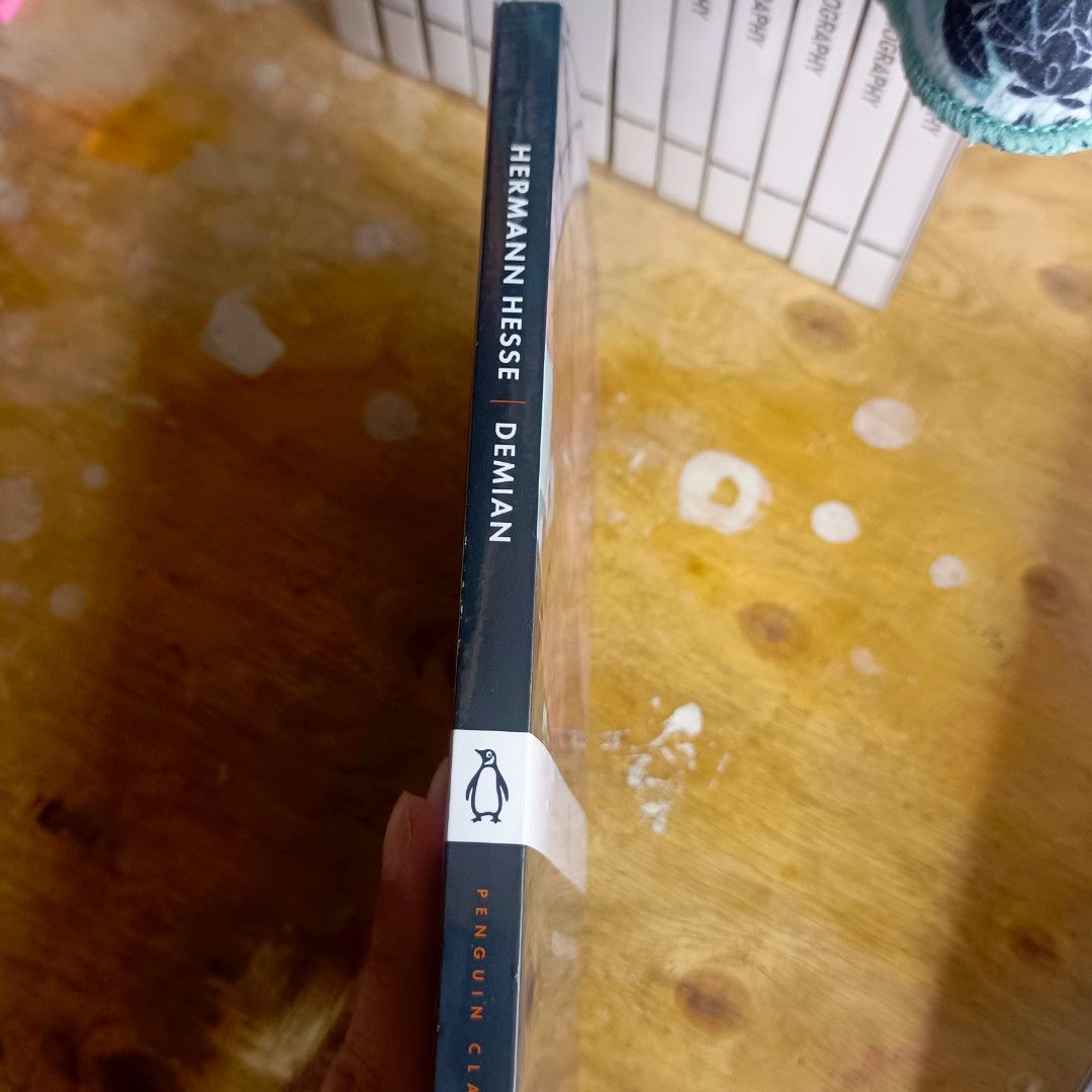 Demian by Hermann Hesse (Category: Storybooks) located in Manila. Submitted by shelfenjoyment (Listing ID 1460635455, Image 2). Description: brand new sealed. newly bought and never read. last price..