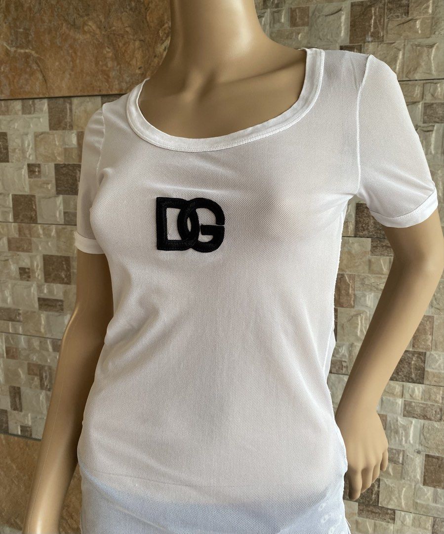 D&G - MESH SEE THROUGH SHIRT (Category: Shirts) located in Bacolod City. Submitted by timelessbyjosh (Listing ID 1460591325, Image 2). Description: BEST FOR Y2K OUTFITS SIZE : 40 ACTUAL COLOR : WHITE & BLACK COLOR RATE : 10 OUT OF 10 CONDITION : NEAR NEW MATERIAL : 88 % COTTON , 2 % SPANDEX & 10 % SILK MADE IN : ITALY FLAWS : NONE DIMENSIONS LENGTH - 26 WIDTH ( ARMPIT TO ARMPIT ) - 15 - SAFE TO STRETCH FABRIC MEASUREMENT TAKEN WHILE LAYING FLAT. 