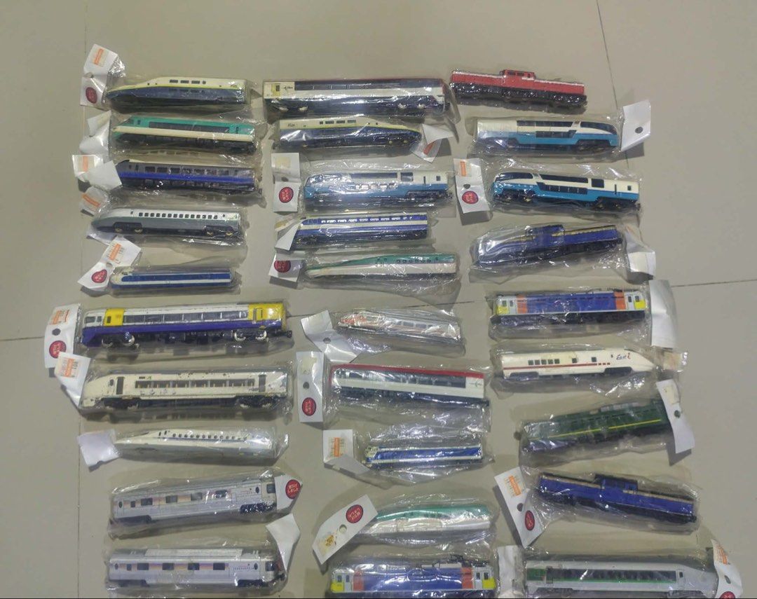 Diecast Static Toy Trains (Category: Vehicle & Diecast Models) located in Minglanilla. Submitted by bricksandapparel.cebu (Listing ID 1460549343, Image 1). Description: Baka may mga anak kayu dyan. Diecast Train Toys. Static only! 3500 take all 44pcs for take all po para isahan na. Nasa 79 lng isa. May 7pcs pa na freebie Cebu location No COD/COP Thru JNT only MOP: Gcash/Bank Transfer For local. JNT or Maxim Meetup(additional fees may apply).