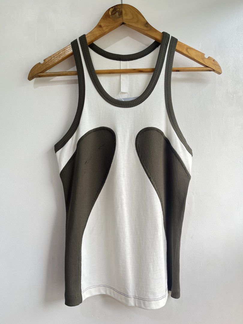 Dion Lee Ribbed Shift Tank Top (SAMPLE!) (Category: Luxury Apparel) located in Dasmarinas. Submitted by bandananowheree (Listing ID 1460692728, Image 1). Description: Sample Piece. Rib knit cotton and cotton jersey tank top. Paneled construction Size Small Fits TTS No flaws .
