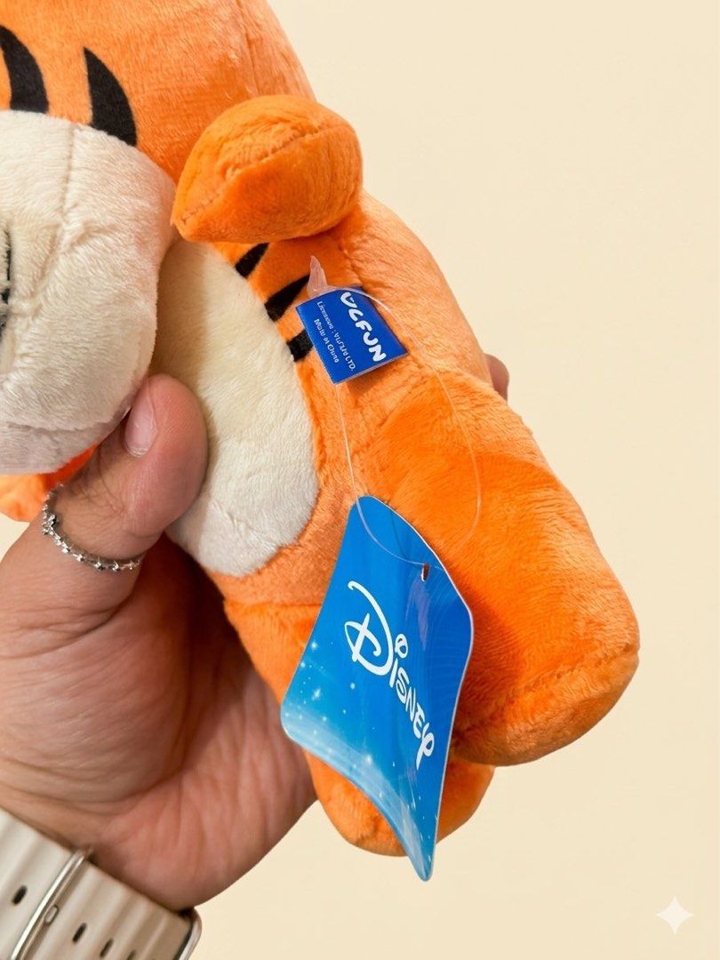 Disney Tsum Tsum Tigger Plush Toy (Category: Plushies & Soft Toys) located in Baguio. Submitted by cherylcaps95 (Listing ID 1460510042, Image 2). Description: - Authentic Disney Tigger plush toy - Brand new with tags still attached - Super soft and cuddly material - Ideal for any Winnie the Pooh enthusiast - Perfect size for decorating or playing - A must-have collectible!.