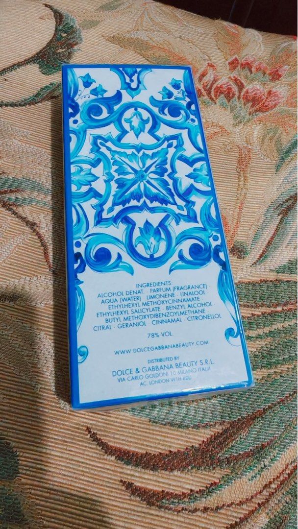 Dolce & Gabbana Light Blue Summer Vibes (Category: Fragrance & Deodorants) located in Caloocan City. Submitted by appleblossoms07 (Listing ID 1460568778, Image 2). Description: FOR SALE ₱5,000 Dolce & Gabbana Light Blue Summer Vibes 100 mL Eau de Toilette Made in Italy ✨ Brand new & sealed ✈️ Bought in Kraków, Poland 🇵🇱 Duty Free 🛍️ Comes with the airport’s Secure Tamper-Evident Bag (STEB) Note: The STEB was opened only to take photos of the p