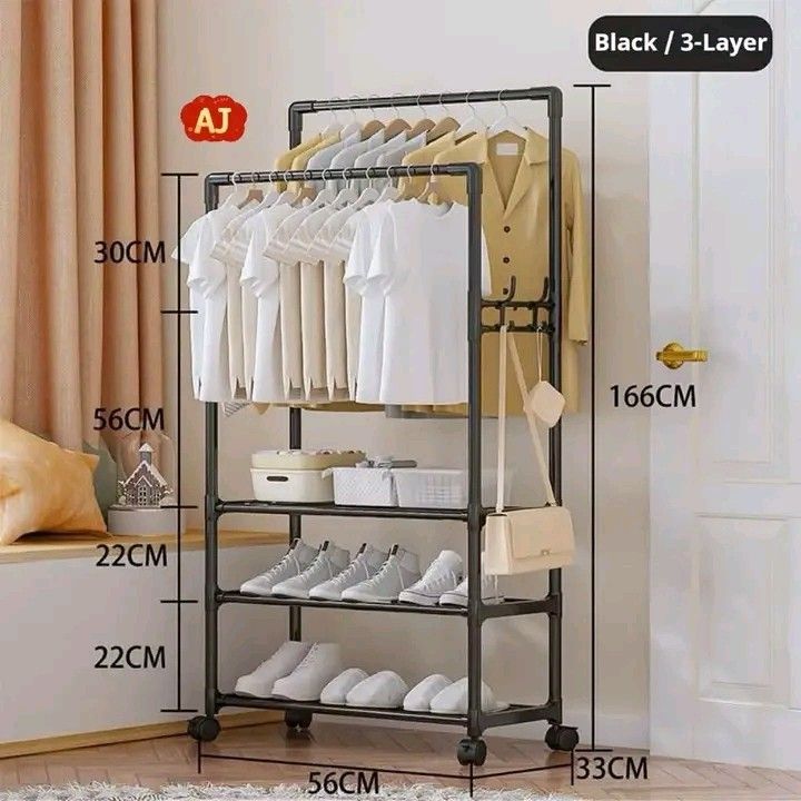 Double Pole Clothes Rack (Category: Clothes Drying Rack) located in Manila. Submitted by micoooy (Listing ID 1460514855, Image 1). Description: .