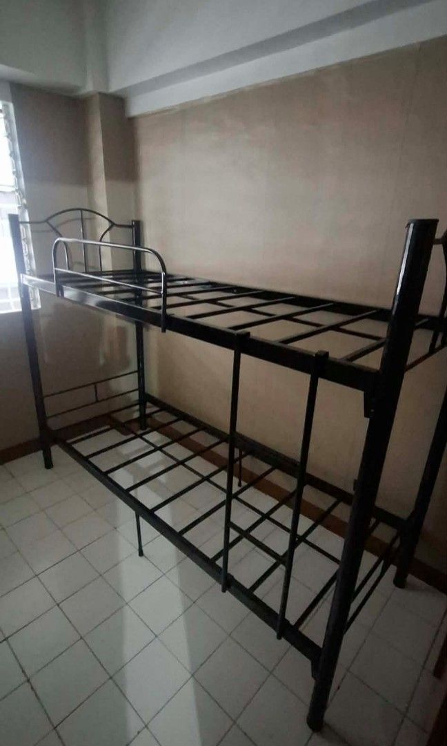 doubledeck.with mattress (Category: Bed Frames & Mattresses) located in Manila. Submitted by 23kcaleon (Listing ID 1460598036, Image 1). Description: CASH ON DELIVERY 💯🌸 We offer Bodega Prices. 🌸SALE❗❗SALE☑️ Order now and we will deliver later. ⬅️ NogC Furniture We offer: 🌸STEELBED FRAME 🌸ELEGANT BED FRAME 🌸DURA FOAM 🌸DOUBLEDECK 🌸SPLIT TYPE BEDFRAME 🌸ORIGINAL URATEX FOAM 🌸DURABOX/CABINETS 🌸DINNING TABLE 🌸L SHAPE SOFA SET 🌸FOLDING BED