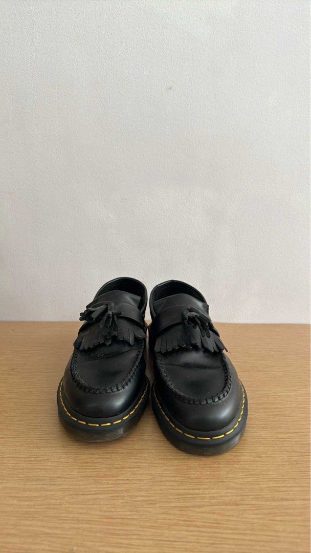 Dr Martens Adrian Size 9.5 UK (Category: Dress Shoes) located in Manila. Submitted by luckydeer-4eee (Listing ID 1460665981, Image 2). Description: Dr Martens Adrian Black Tassel Loafers Size 11.5 UK Good condition, Barely Used Bought in the UK Selling my Dr. Martens Adrian Loafers. RFS: Decluttering. 📍Alabang Selling Price: PHP 6,000 PM if interested! .
