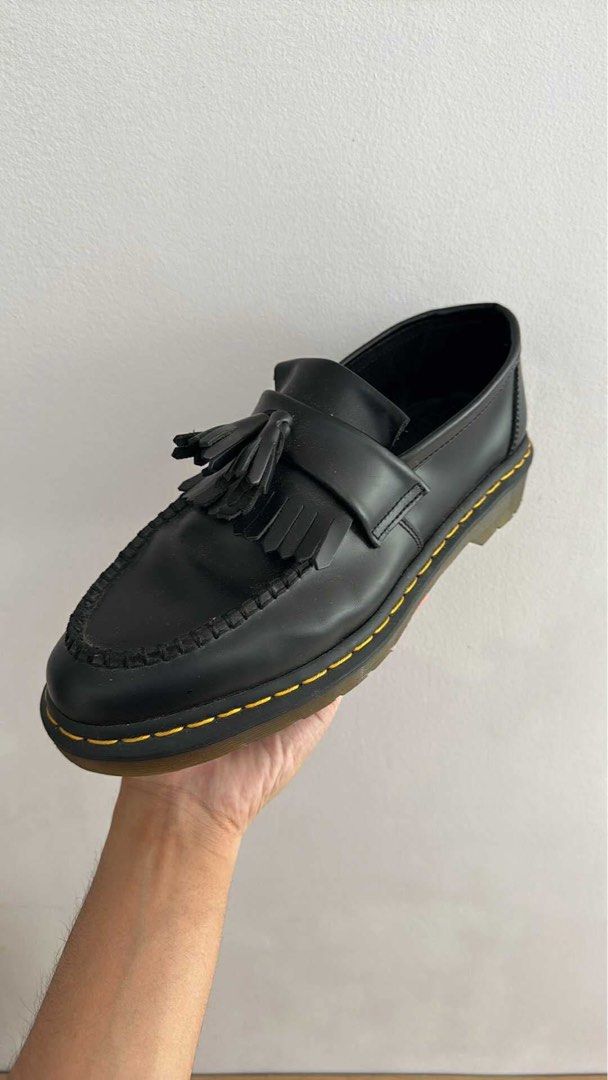 Dr Martens Adrian Size 9.5 UK (Category: Dress Shoes) located in Manila. Submitted by luckydeer-4eee (Listing ID 1460665981, Image 1). Description: Dr Martens Adrian Black Tassel Loafers Size 11.5 UK Good condition, Barely Used Bought in the UK Selling my Dr. Martens Adrian Loafers. RFS: Decluttering. 📍Alabang Selling Price: PHP 6,000 PM if interested! .