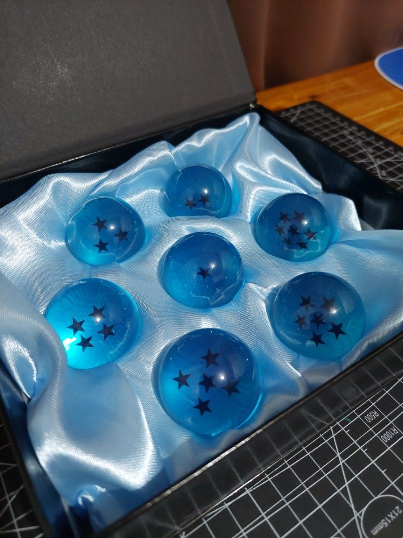 Dragon Ball Z Set - 7 Dragon Balls (Category: Figurines & Statues) located in Rizal. Submitted by rueber08 (Listing ID 1460549424, Image 3). Description: Set of 7 Dragon Balls, featuring 1 to 7 stars 3 box Available 1300 Each 3k take all Delivery Via Lalamove LBC shoulder of buyer. plus 70 for transpo Upper Antipolo City.