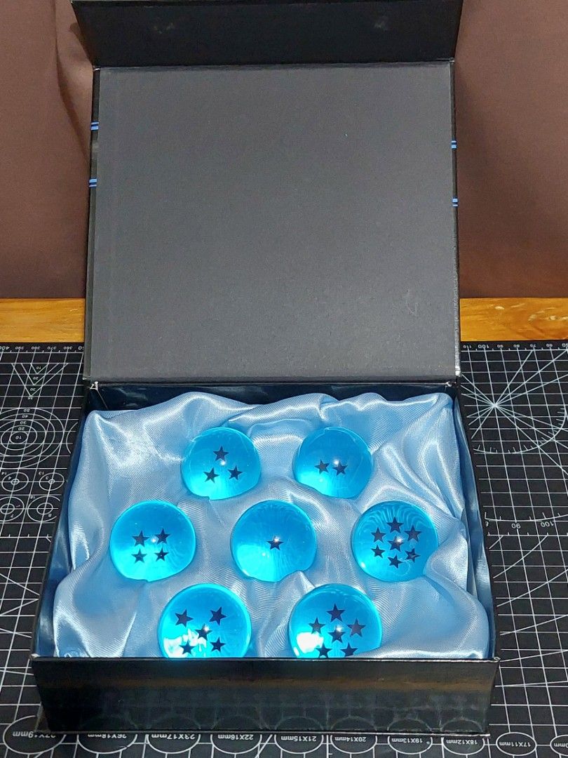 Dragon Ball Z Set - 7 Dragon Balls (Category: Figurines & Statues) located in Rizal. Submitted by rueber08 (Listing ID 1460549424, Image 2). Description: Set of 7 Dragon Balls, featuring 1 to 7 stars 3 box Available 1300 Each 3k take all Delivery Via Lalamove LBC shoulder of buyer. plus 70 for transpo Upper Antipolo City.
