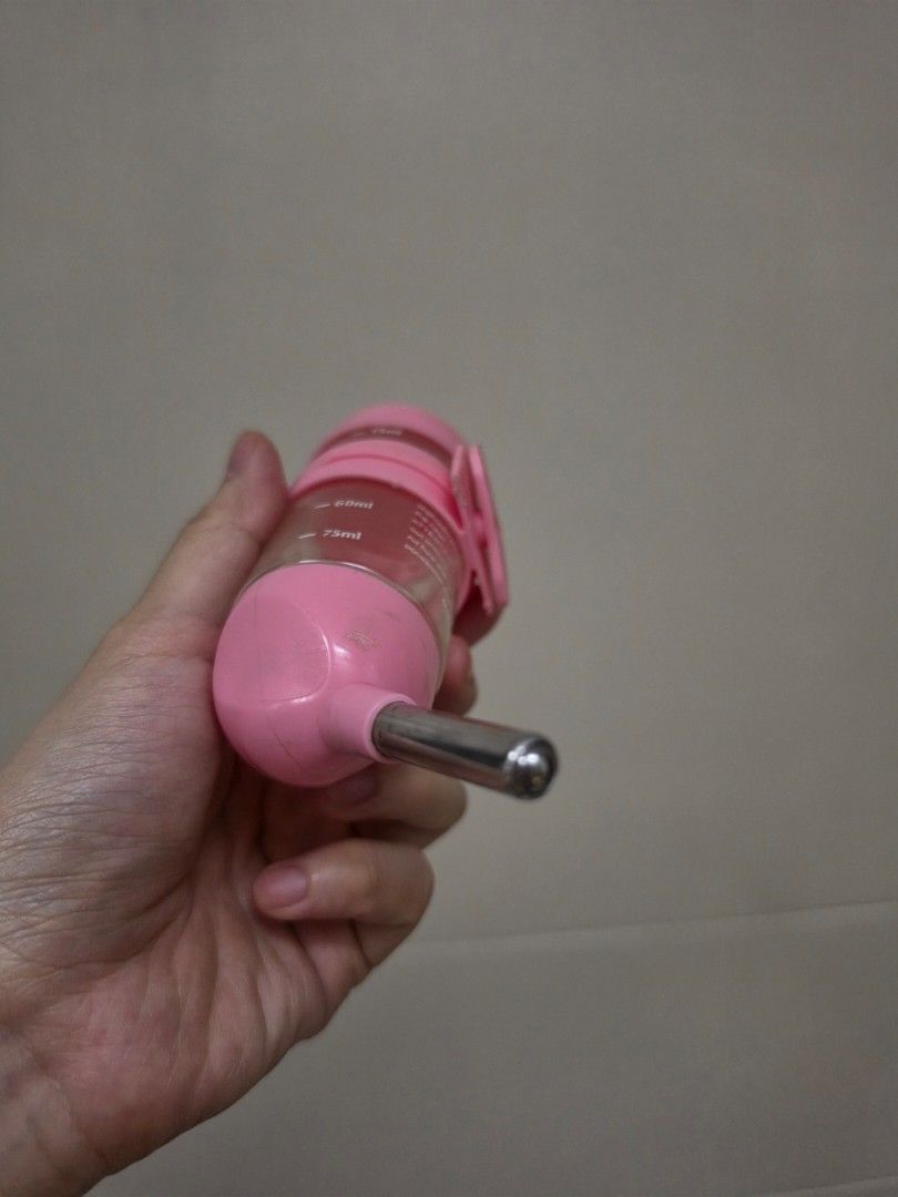Drinking Bottle Water Feeder for Small Animals Mice Hamster Mouse (Category: Homes & Other Pet Accessories) located in Quezon City. Submitted by snowflakes.specials (Listing ID 1460666037, Image 3). Description: Used Small size.