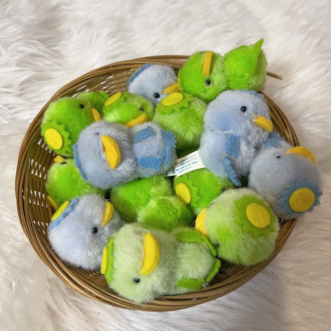 ducks in basket small plush (Category: Plushies & Soft Toys) located in Malolos. Submitted by babebunzz (Listing ID 1460700035, Image 1). Description: - Adorable chick plushies - Super soft and fluffy - Available in blue and green colors - Ideal for collecting or as small gifts - Perfect for kids and cute item lovers.