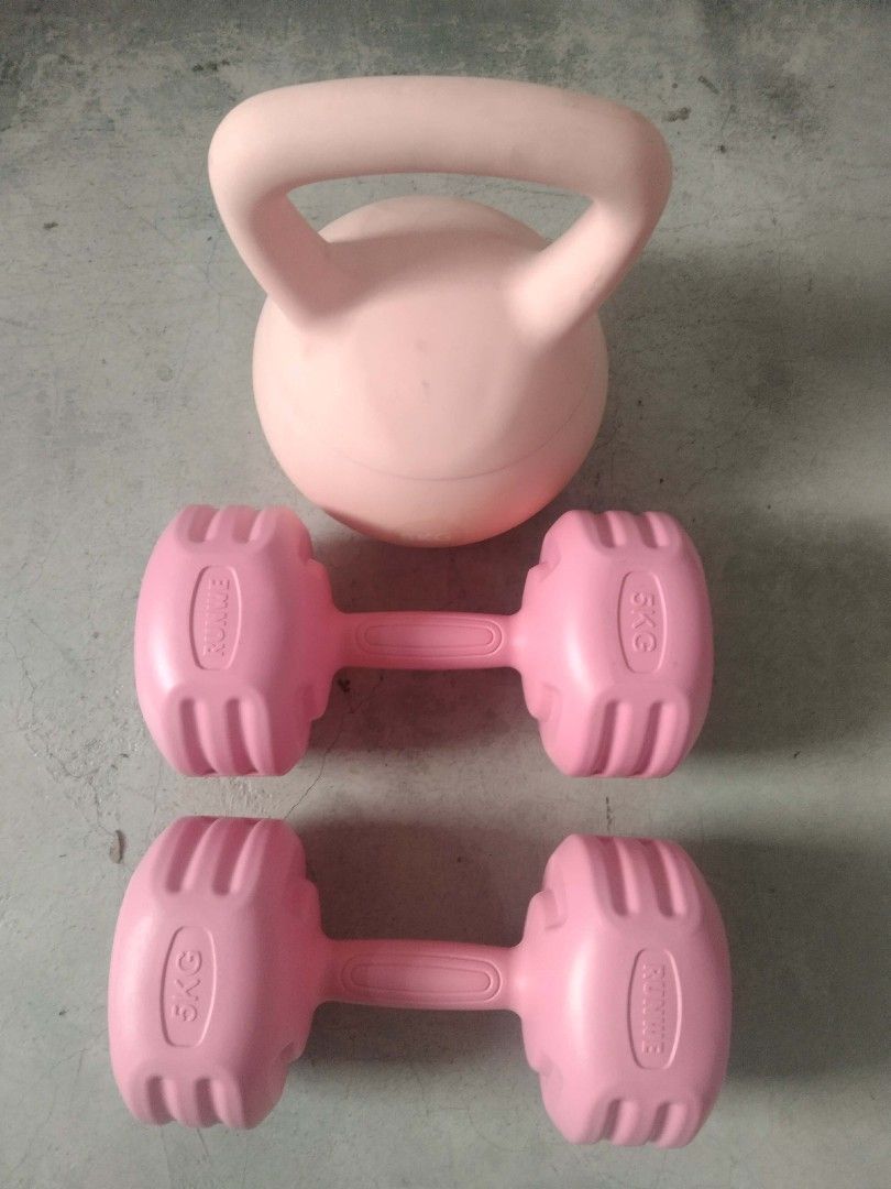 Dumbbell & Kettlebell (Category: Weights & Dumbbells) located in Batangas. Submitted by cprcrn88 (Listing ID 1460638452, Image 1). Description: 5 kg dumbbell 8 kg kettlebell RFS: upgrade.