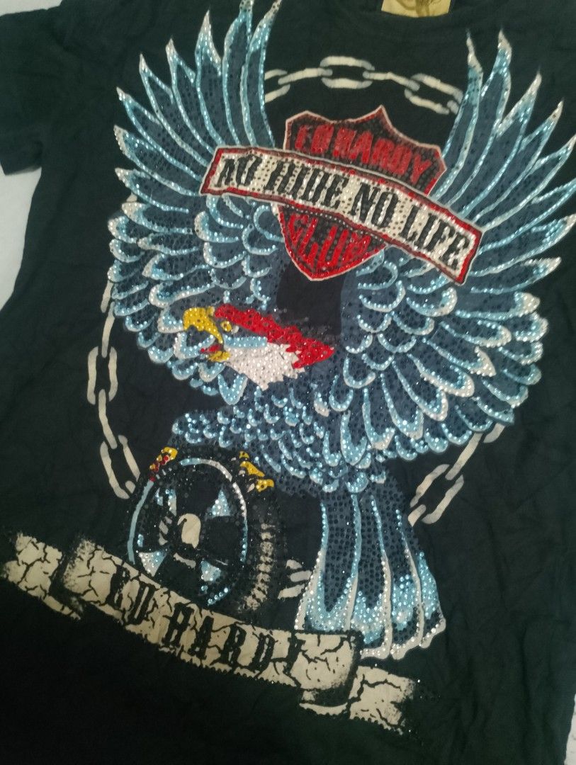 Ed Hardy T-Shirt (Category: Shirts) located in Carmen. Submitted by fukqueazz (Listing ID 1460551609, Image 2). Description: Ed Hardy W 18 / L 27 Good Condition Complete Tags No Issue 📍Cebu JnT Express Mop:Gcash.