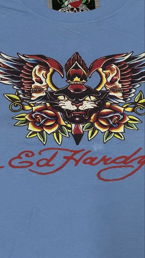 Ed h*rdy tee (Category: Shirts) located in Manila. Submitted by paulovenegaskalakal2020 (Listing ID 1460563085, Image 2). Description: For sale! Kalakal. Ed h*rdy WOMENS Modern Small- 14 width x 21.5 length inches Minimal dirt Need wash Good as new MINE 899 +sf.