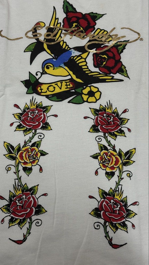 Ed h*rdy tee (Category: Shirts) located in Manila. Submitted by paulovenegaskalakal2020 (Listing ID 1460565563, Image 2). Description: For sale! Kalakal. Ed h*rdy WOMENS Modern Small-14 width x 23 length inches Minimal dirt Need wash Good as new MINE 899 +sf.