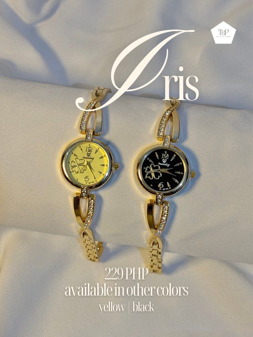 Elegant Infinity Watch - Iris (Category: Women's Watches) located in Makati City. Submitted by trishamalasan (Listing ID 1460681136, Image 1). Description: 🎁each comes with an individual box 🎀we can ship via lalamove/j&t/lbc 💲payment first policy 📍makati city ❌no photograbbing please 📩for bulk orders dm me.