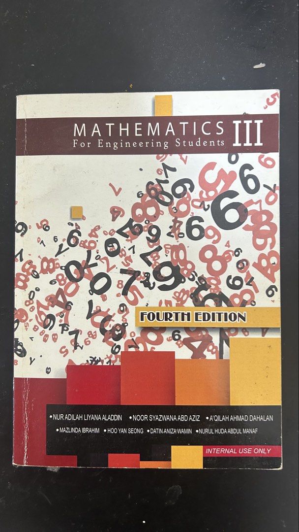 Engineering Mathematics (Category: Others) located in Mantin. Submitted by syazanaauni (Listing ID 1460658249, Image 1). Description: .