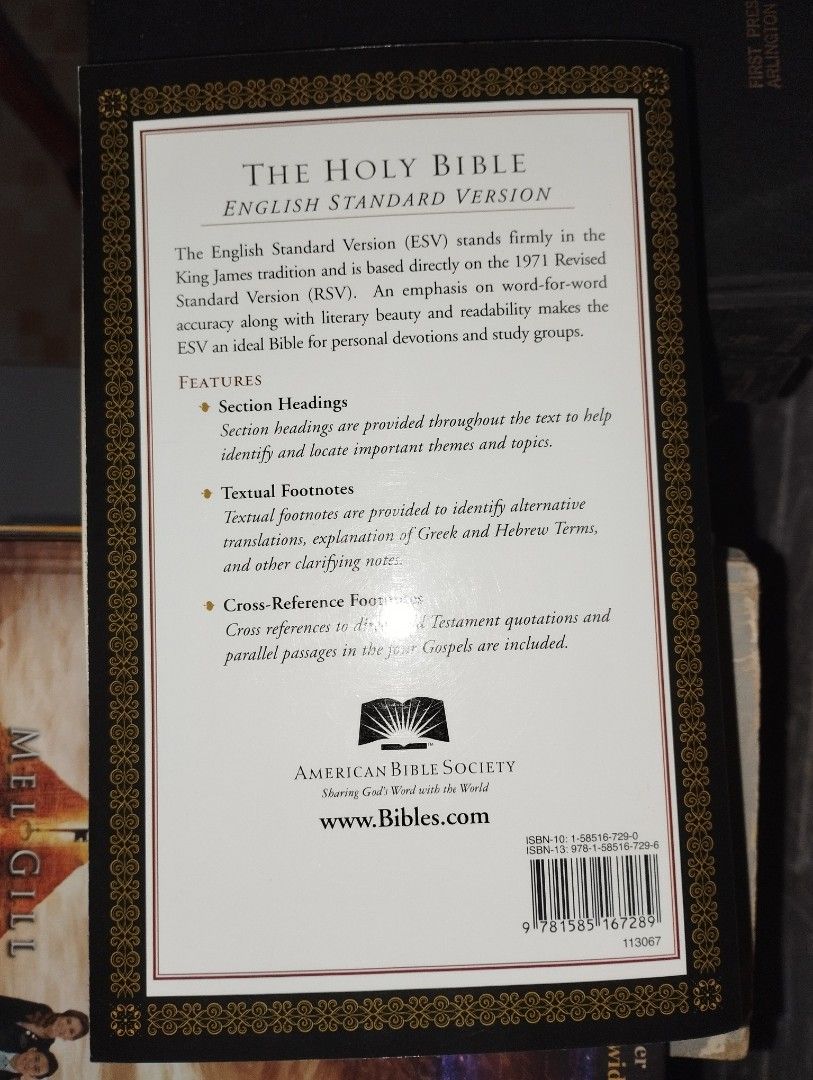 ESV Classic Paperback Bible (Category: Religion Books) located in Orani. Submitted by shop4bibles (Listing ID 1460662245, Image 2). Description: .