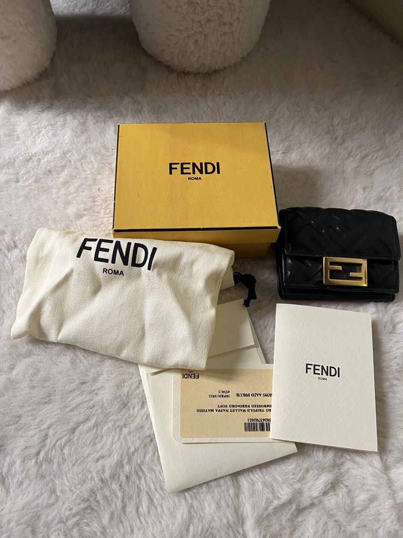 Fendi (Category: Luxury Bags & Wallets) located in Manila. Submitted by creamcarol (Listing ID 1460558714, Image 1). Description: Fendi trifold wallet.