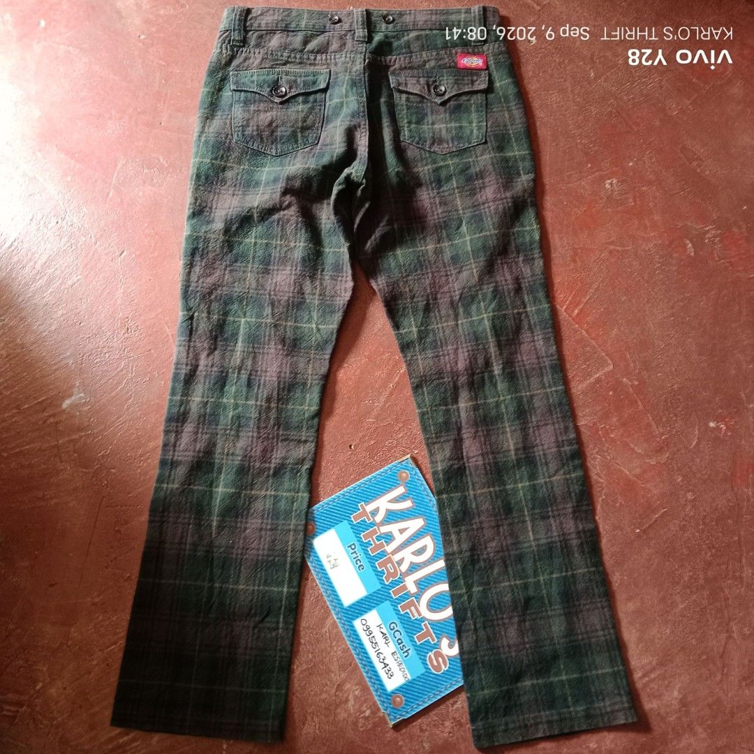 FLANNEL DICKIES PANTS (Category: Other Bottoms) located in Davao. Submitted by karlosthriftshop (Listing ID 1460562891, Image 2). Description: ₱480 FREE SHIPPING THRU J &T FLANNEL DICKIES PANTS MADE IN CHINA NON-STRETCH ACTUAL MEASUREMENT PLEASE CHECK ATTACHED PHOTOS USED,IN VERY GOOD CONDITION NEED WASH ONLY X COD/COP PAYMENT 1ST MOO:GCASH.